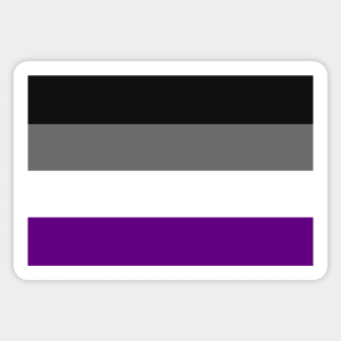 Seamless Repeating Asexual Pride Flag Pattern Sticker